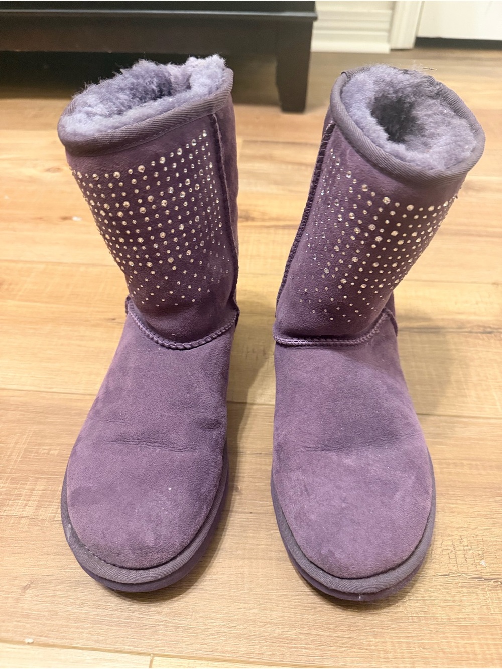 UGG Purple classic Boots with Crystal rhinestone  Accents